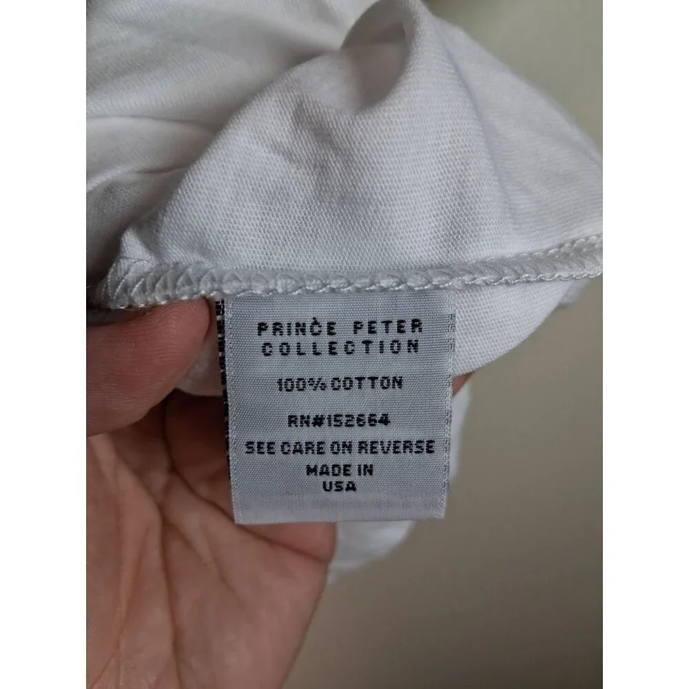 NWT Taylor For President T-Shirt Prince Peter Tee Casual White Girls Size Large